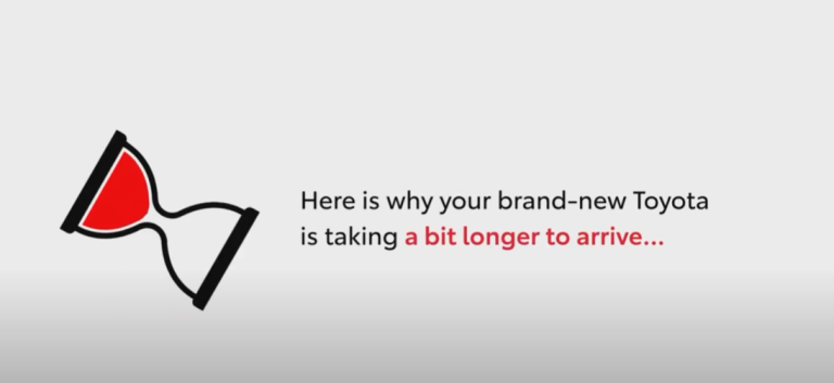 Wondering why your brand-new Toyota is taking a bit longer to arrive?
